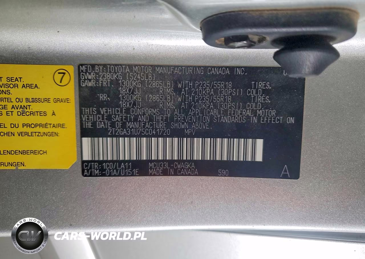 2005 Lexus Rx 330 VIN:2T2GA31U75C041720 - 12