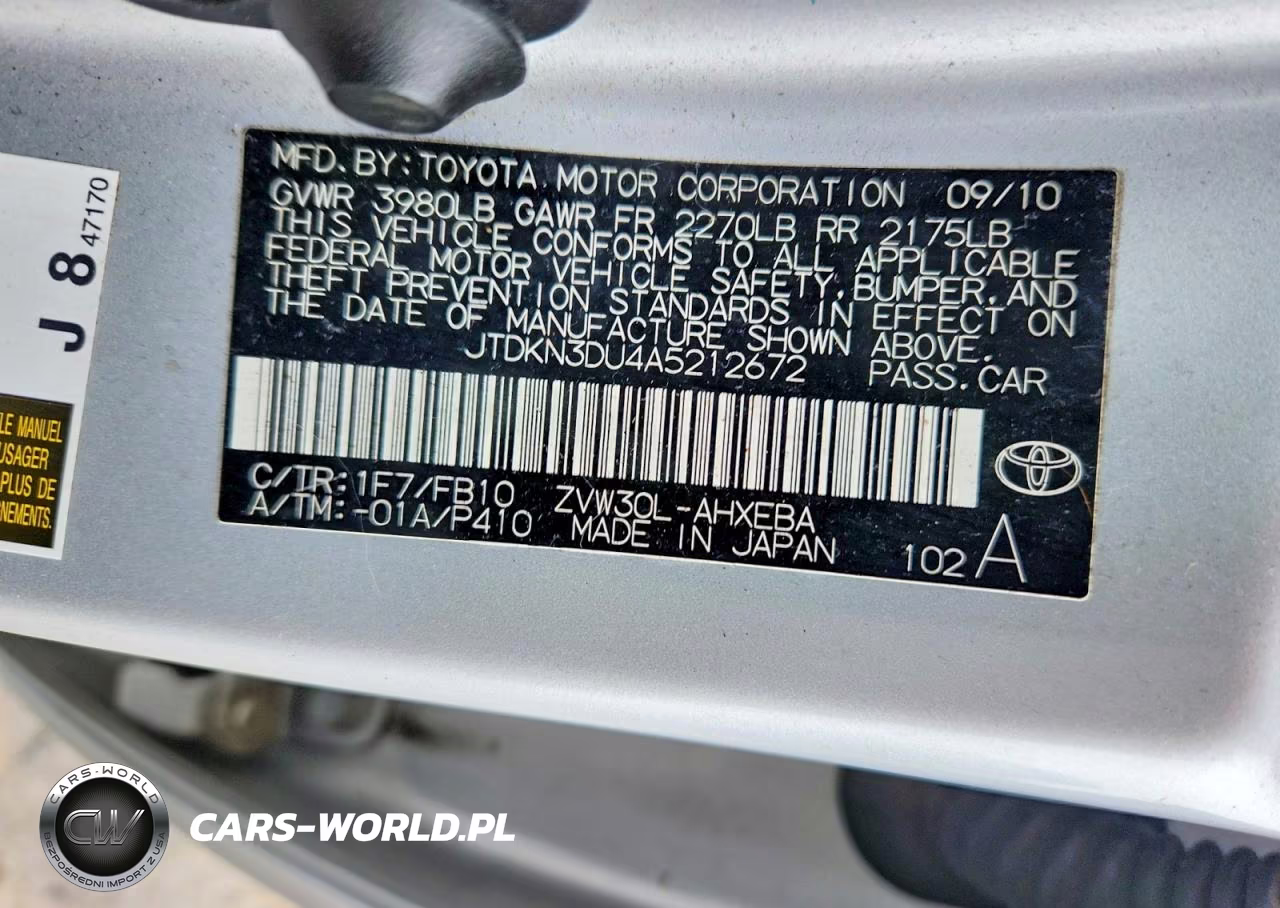 2010 Toyota Prius Iii VIN:JTDKN3DU4A5212672 - 13