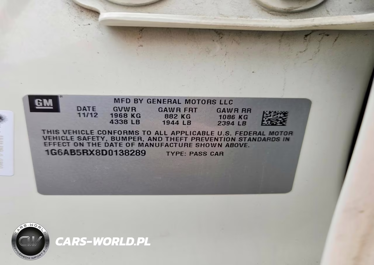 2013 Cadillac Ats Luxury VIN:1G6AB5RX8D0138289 - 12