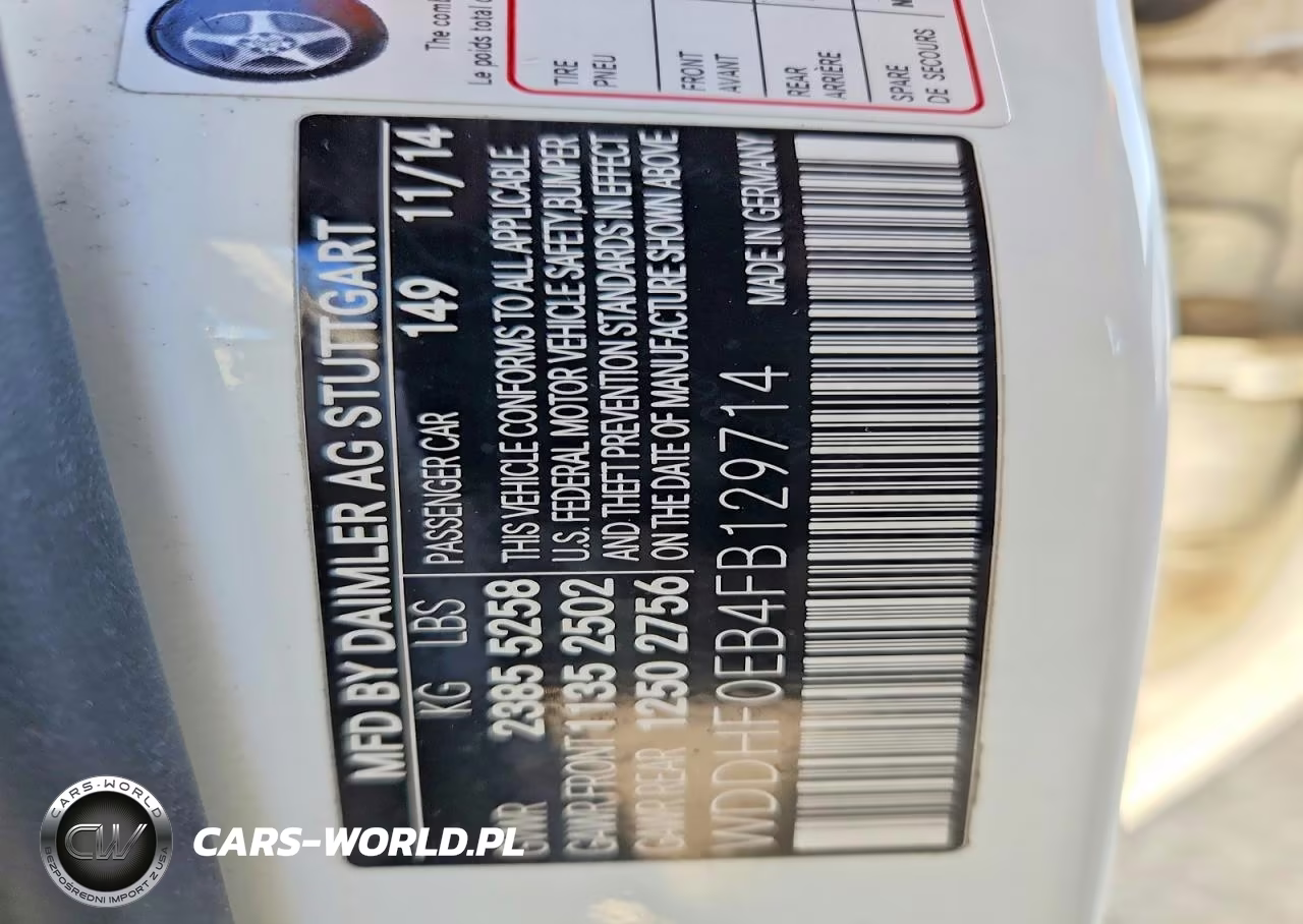 2015 Mercedes-Benz E 250 Bluetec VIN:WDDHF0EB4FB129714 - 12
