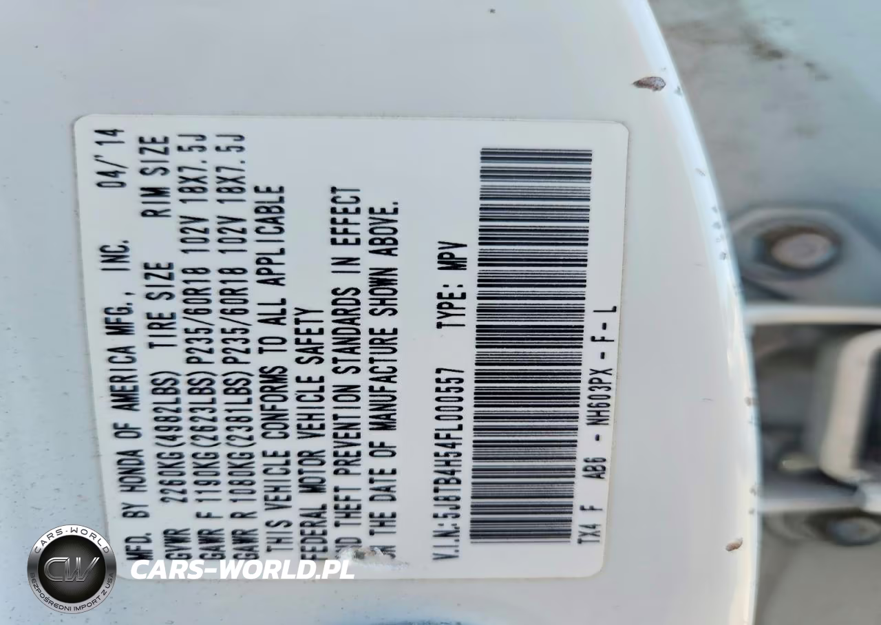 2015 Acura Rdx Technology VIN:5J8TB4H54FL000557 - 13