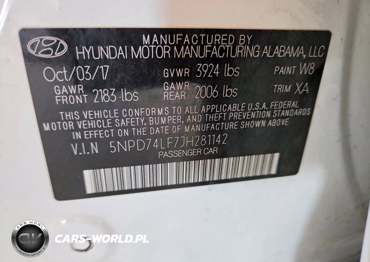 2018 Hyundai Elantra Se VIN:5NPD74LF7JH281142 - 12