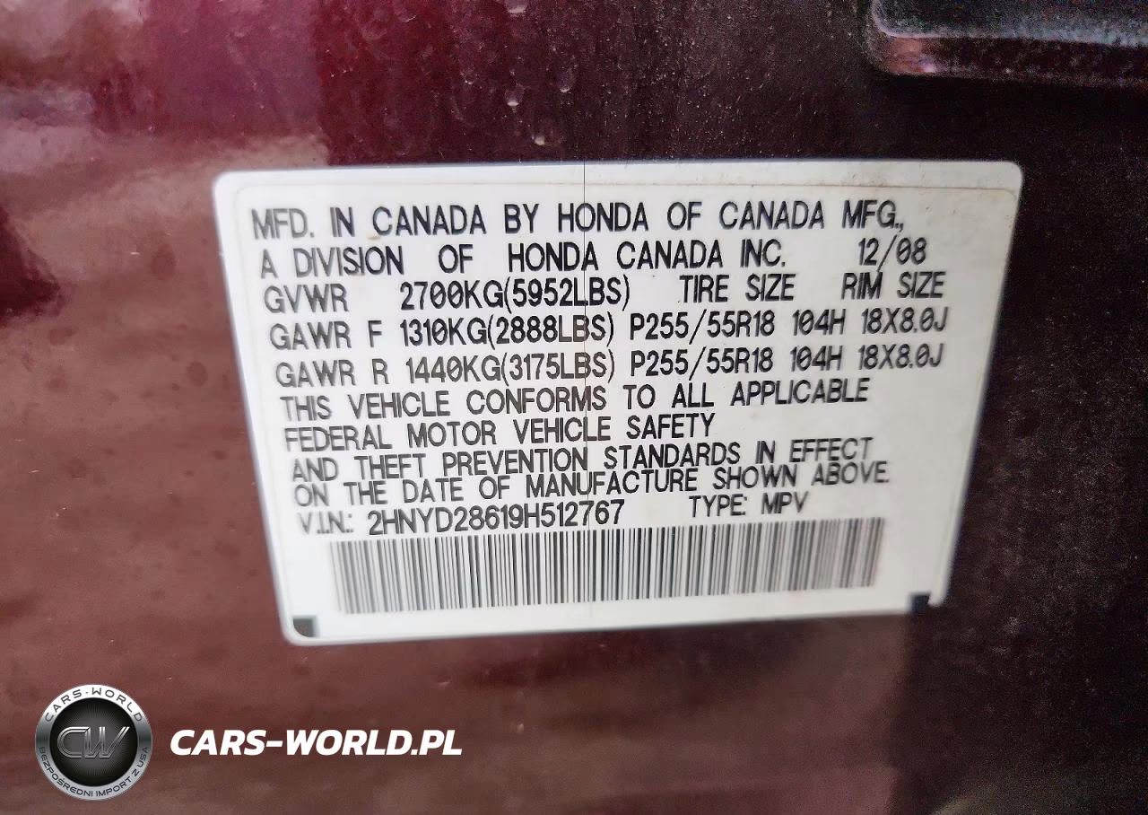 2009 Acura Mdx Technology VIN:2HNYD28619H512767 - 14
