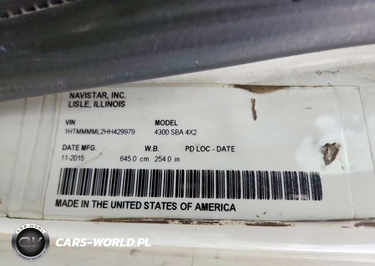 2017 International 4300 Box Truck VIN:1HTMMMML2HH429979 - 10
