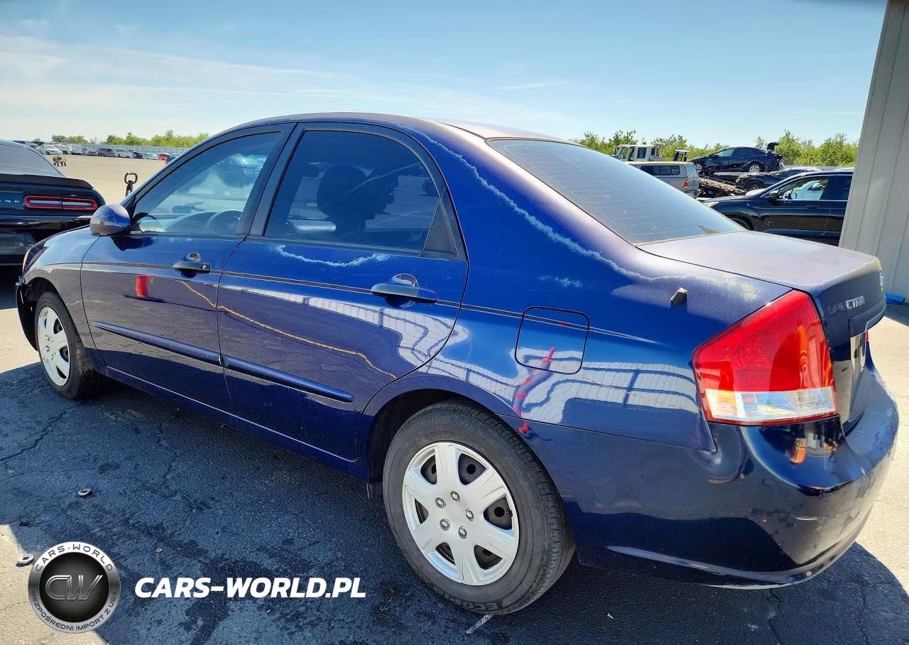 2008 Kia Spectra Lx VIN:KNAFE122X85525367 - 2