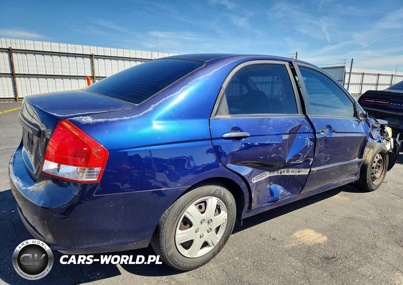 2008 Kia Spectra Lx VIN:KNAFE122X85525367 - 3