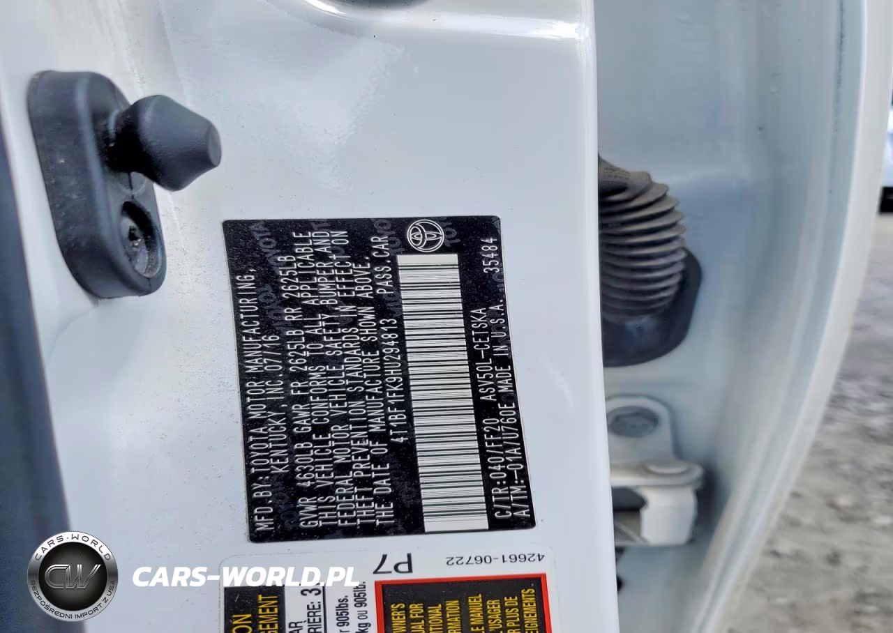 2017 Toyota Camry Se VIN:4T1BF1FK9HU294813 - 12