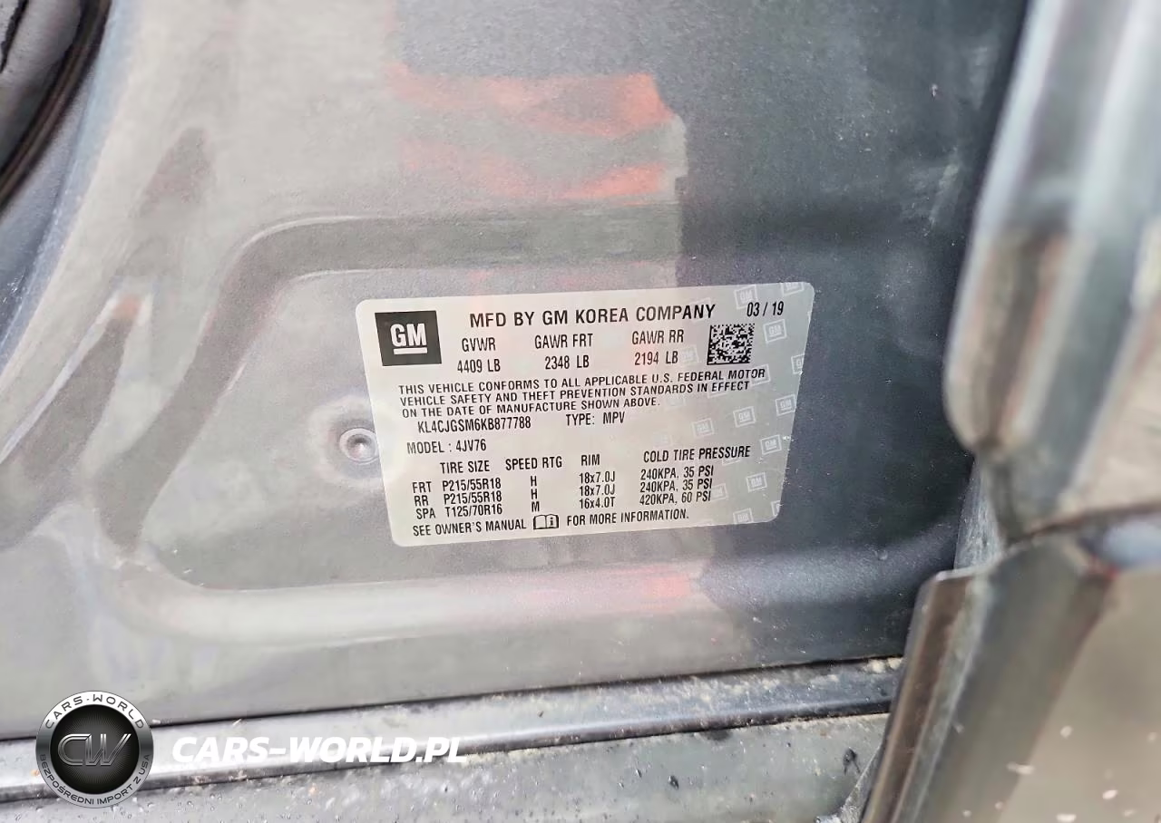 2019 Buick Encore Essence VIN:KL4CJGSM6KB877788 - 13