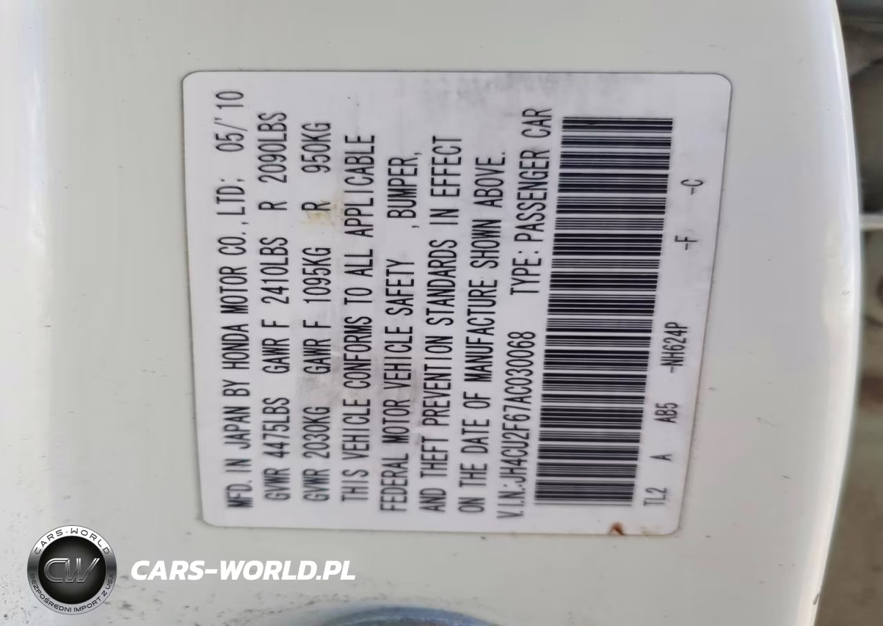 2010 Acura Tsx VIN:JH4CU2F67AC030068 - 12