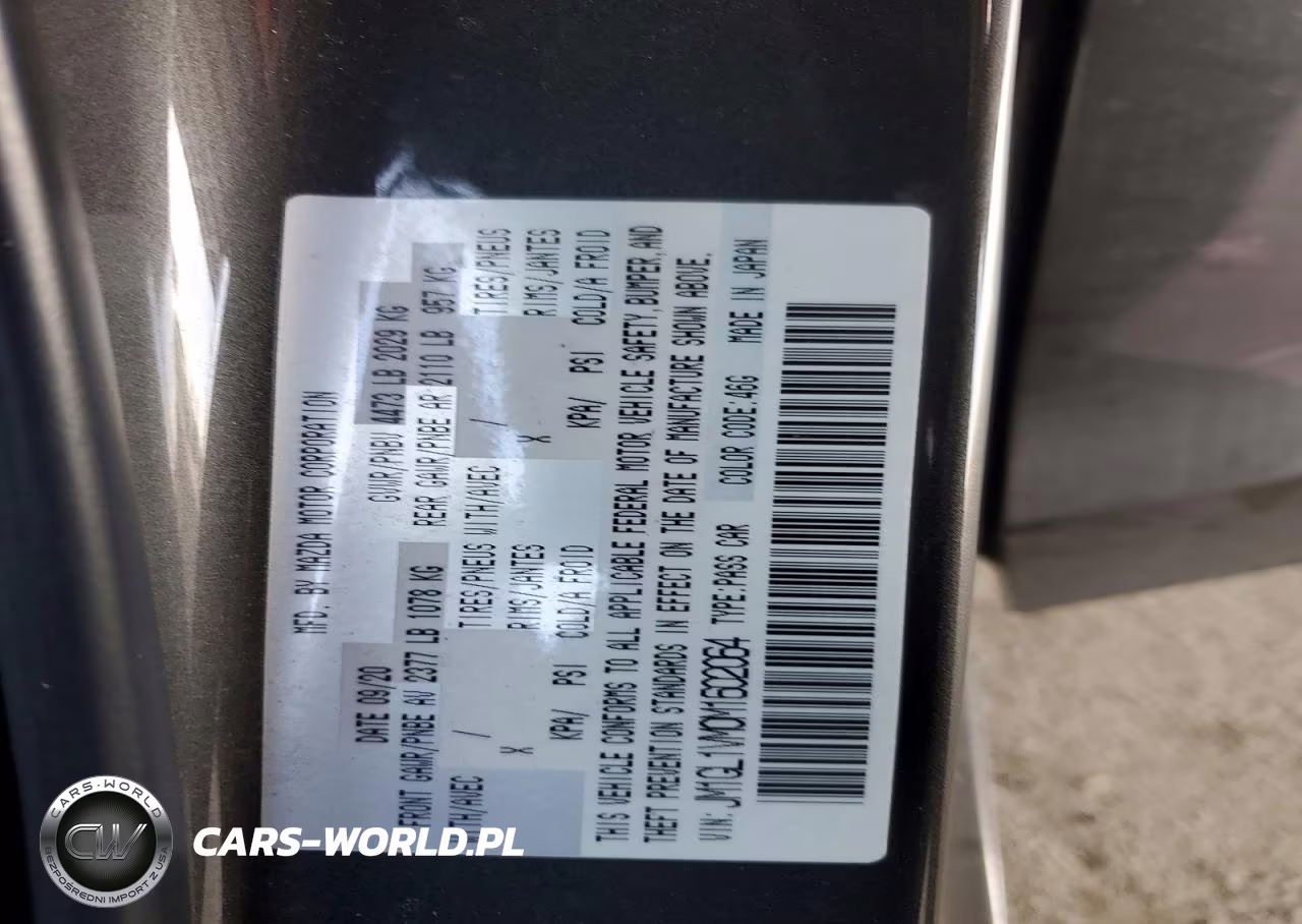 2021 Mazda 6 Touring VIN:JM1GL1VM0M1602064 - 13