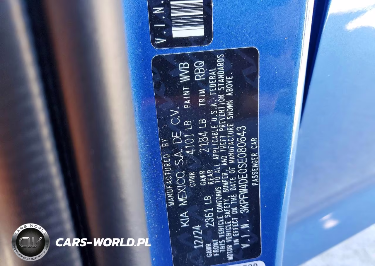 2025 Kia K4 Gt Line VIN:3KPFW4DE0SE080643 - 12