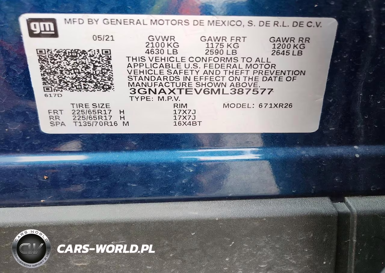 2021 Chevrolet Equinox Lt VIN:3GNAXTEV6ML387577 - 14