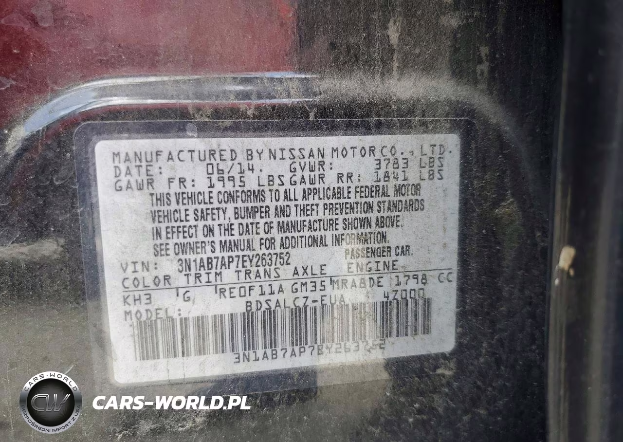 2014 Nissan Sentra S VIN:3N1AB7AP7EY263752 - 12