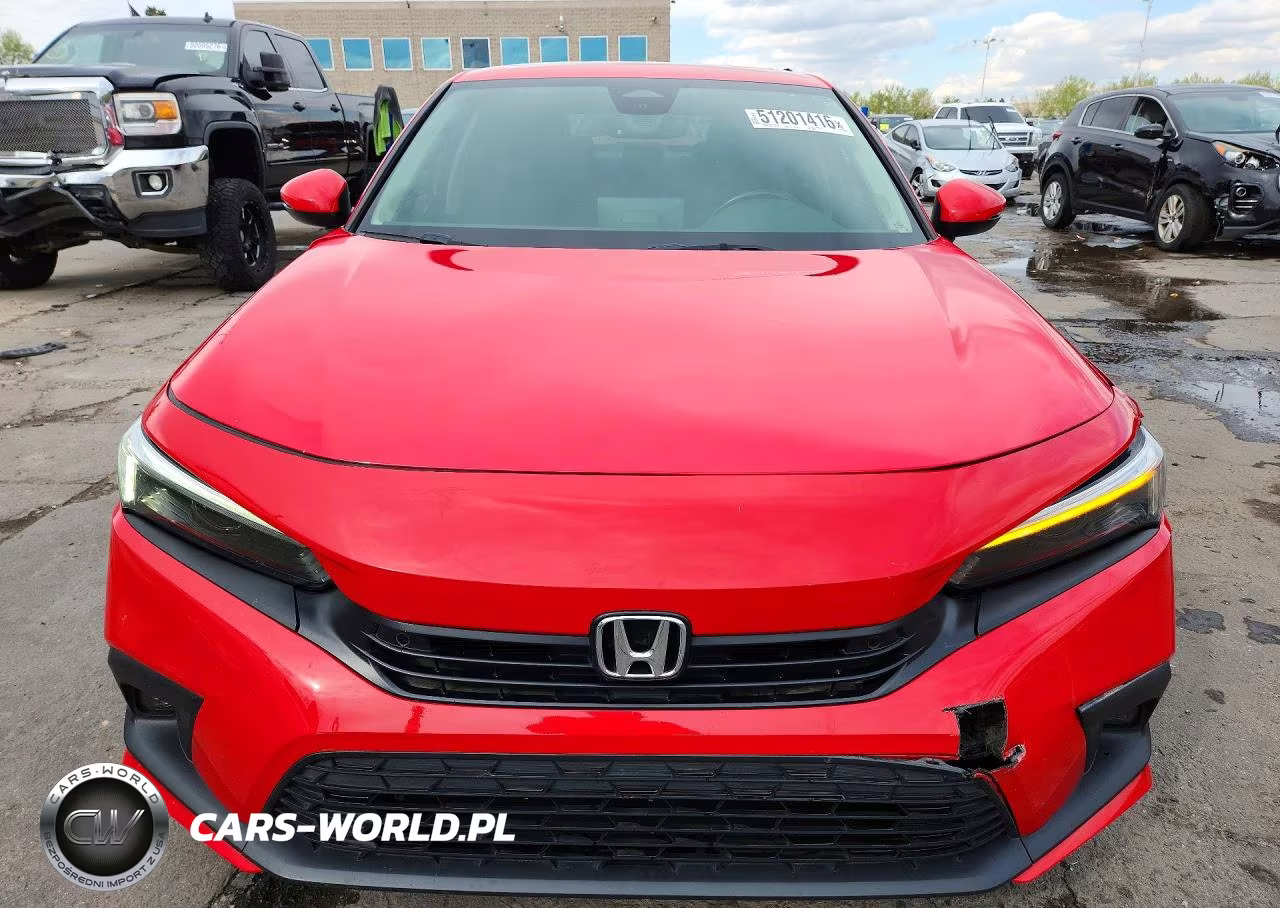 2022 Honda Civic Touring VIN:2HGFE1F92NH300604 - 5