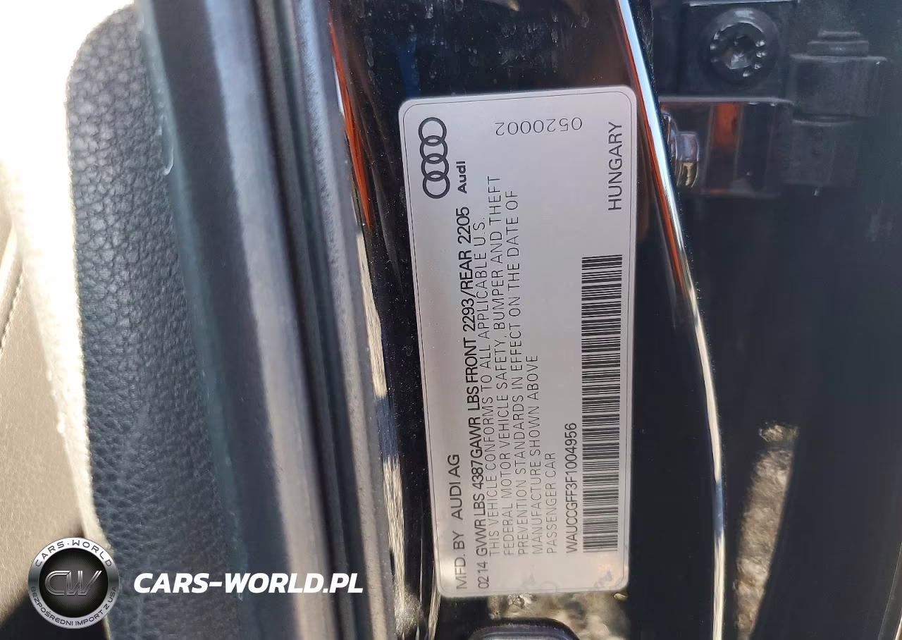 2015 Audi A3 Premium Plus VIN:WAUCCGFF3F1004956 - 12