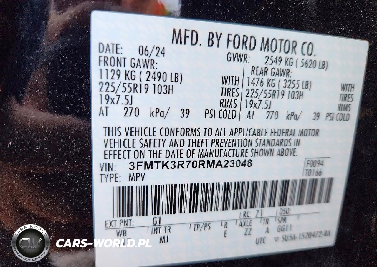 2024 Ford Mustang Mach-E Premium VIN:3FMTK3R70RMA23048 - 13