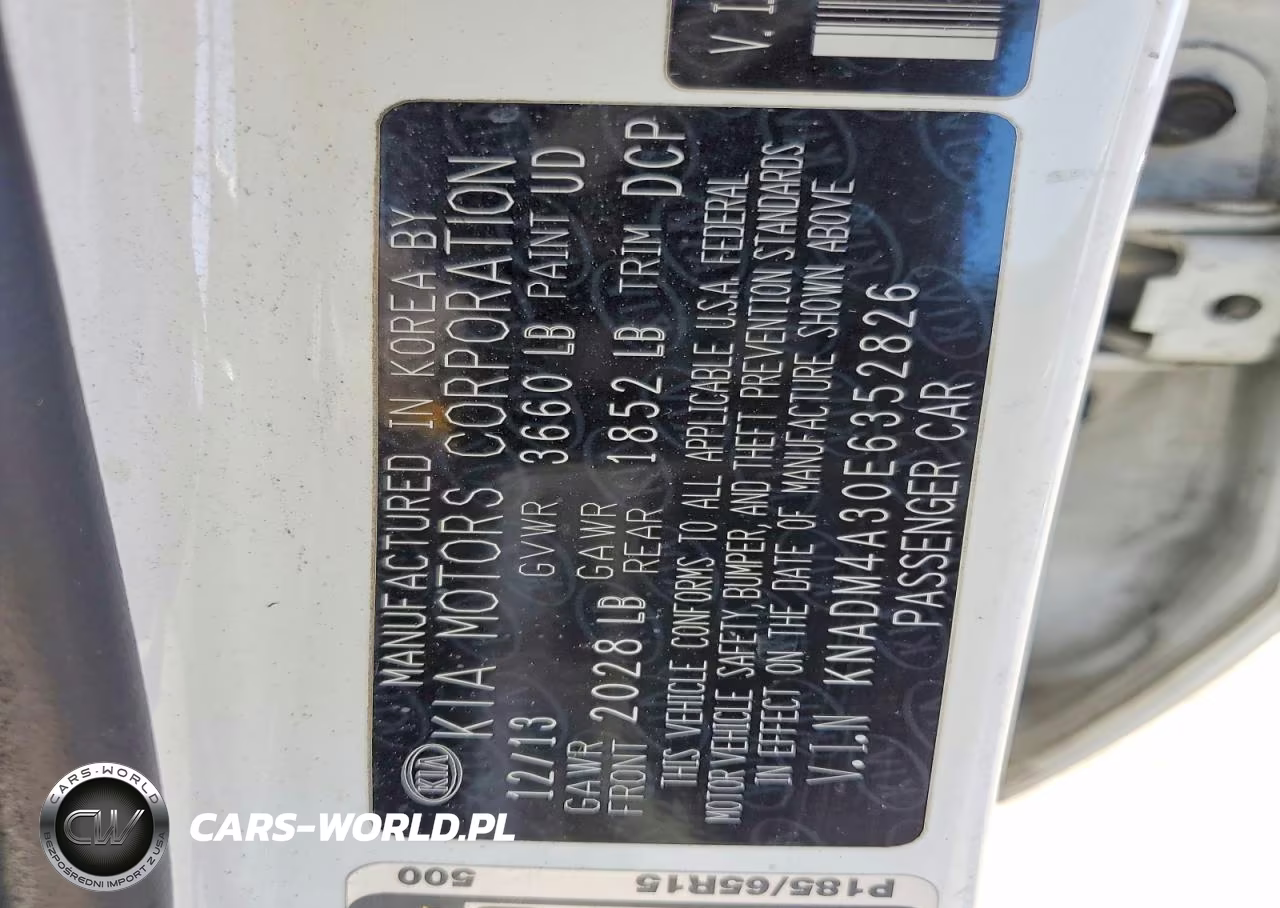 2014 Kia Rio Lx VIN:KNADM4A30E6352826 - 12