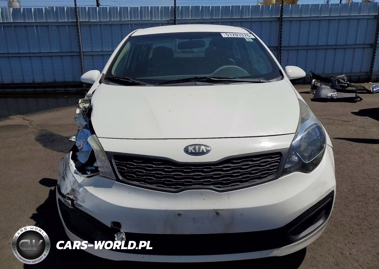 2014 Kia Rio Lx VIN:KNADM4A30E6352826 - 5
