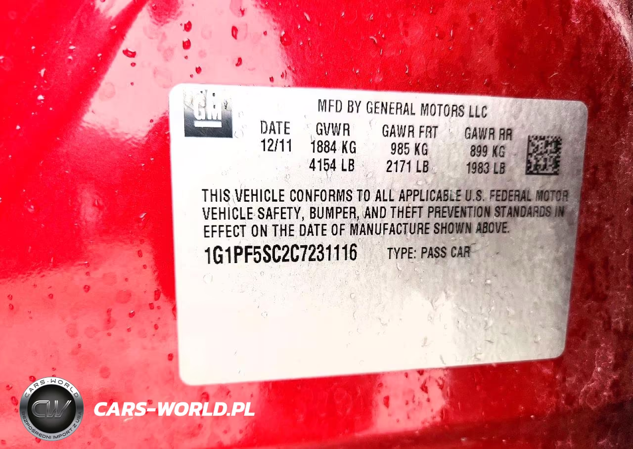 2012 Chevrolet Cruze Lt VIN:1G1PF5SC2C7231116 - 13