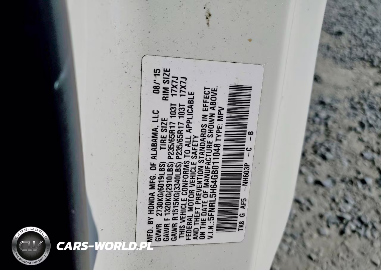 2016 Honda Odyssey Exl VIN:5FNRL5H64GB011048 - 13
