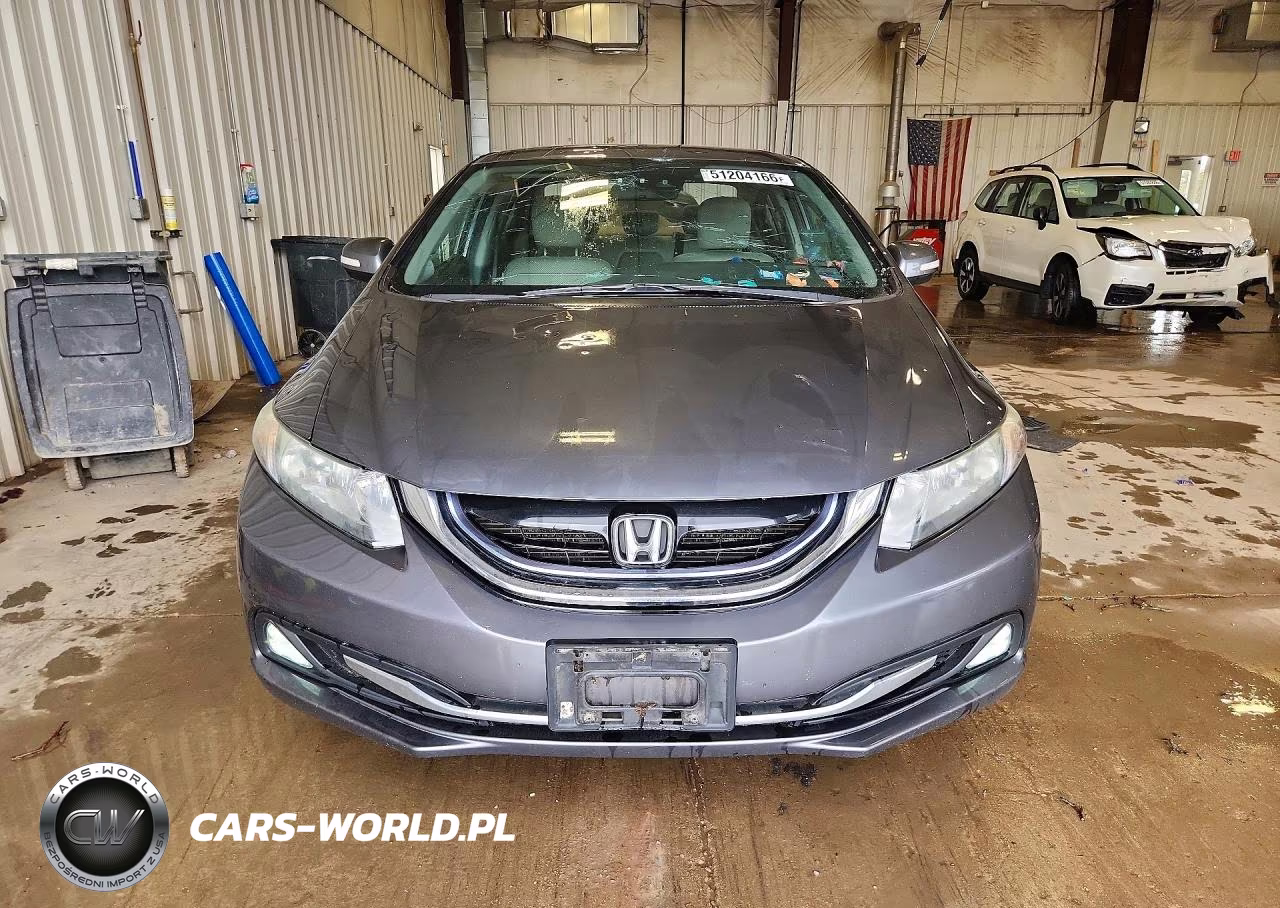 2013 Honda Civic Hybrid VIN:19XFB4F25DE001047 - 5