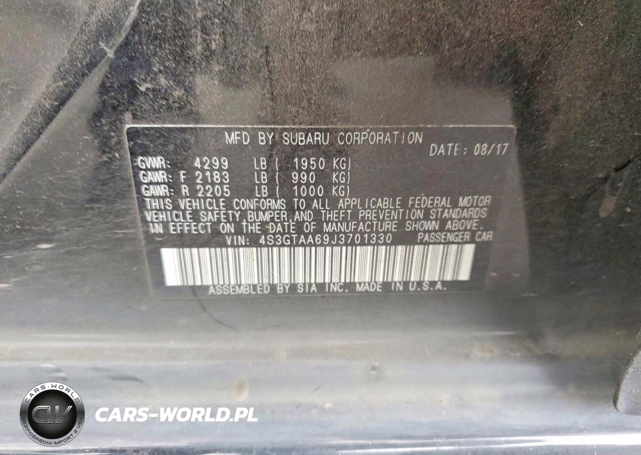 2018 Subaru Impreza VIN:4S3GTAA69J3701330 - 12