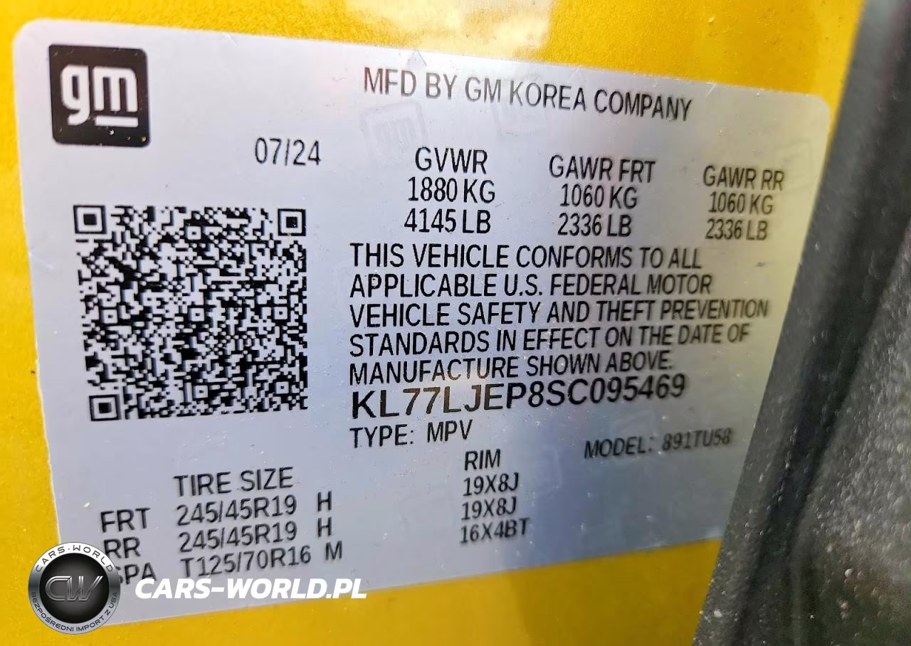 2025 Chevrolet Trax 2Rs VIN:KL77LJEP8SC095469 - 14
