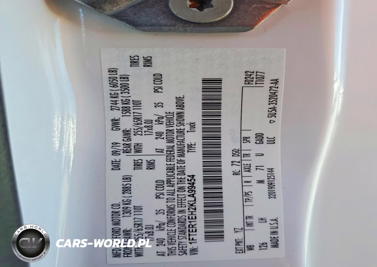 2019 Ford Ranger Xl VIN:1FTER1EH2KLA99454 - 13