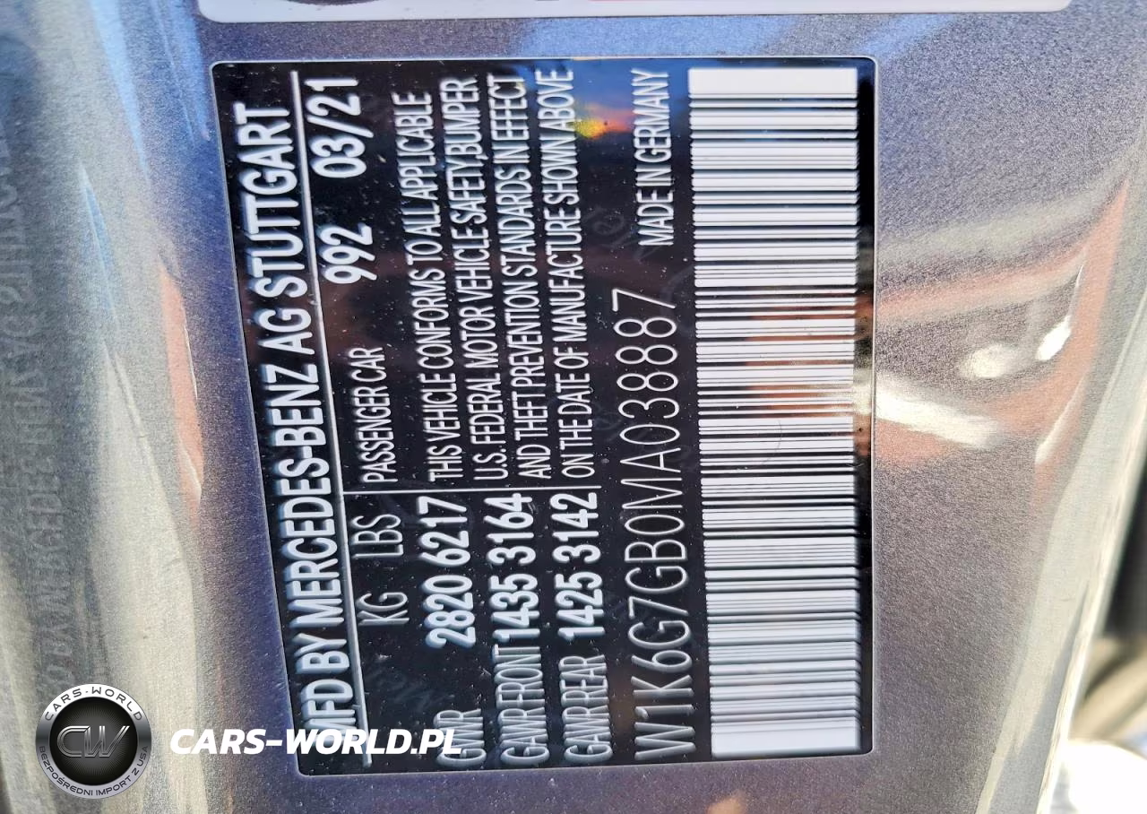 2021 Mercedes-Benz S 580 4Matic VIN:W1K6G7GB0MA038887 - 12
