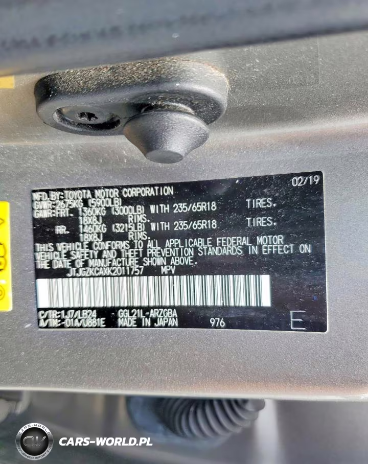 2019 Lexus Rx 350 L VIN:JTJGZKCAXK2011757 - 13