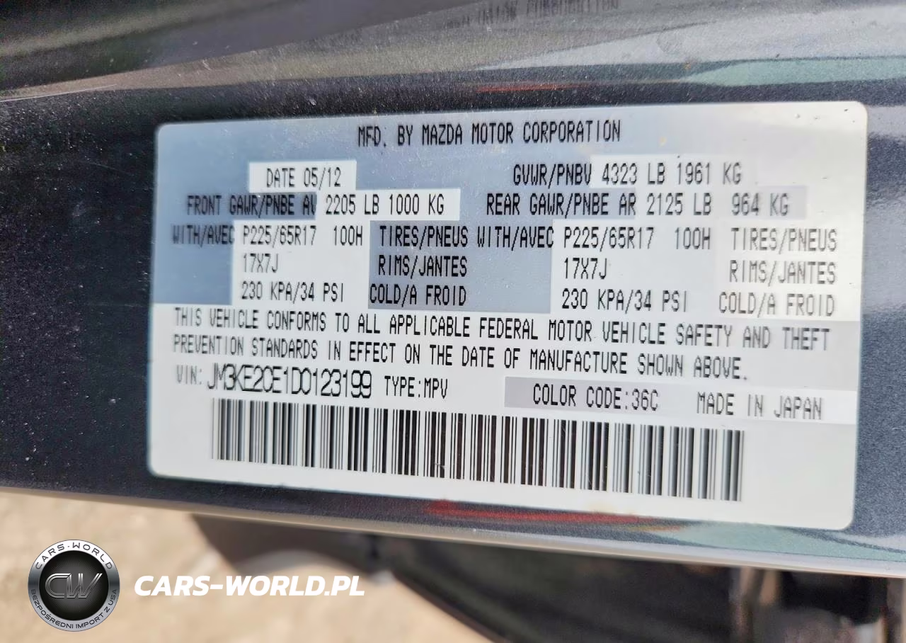 2013 Mazda Cx-5 Touring VIN:JM3KE2CE1D0123199 - 13