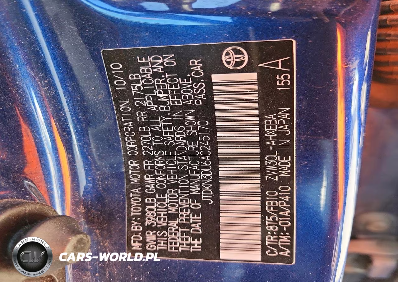 2010 Toyota Prius Ii VIN:JTDKN3DU6A0245170 - 12