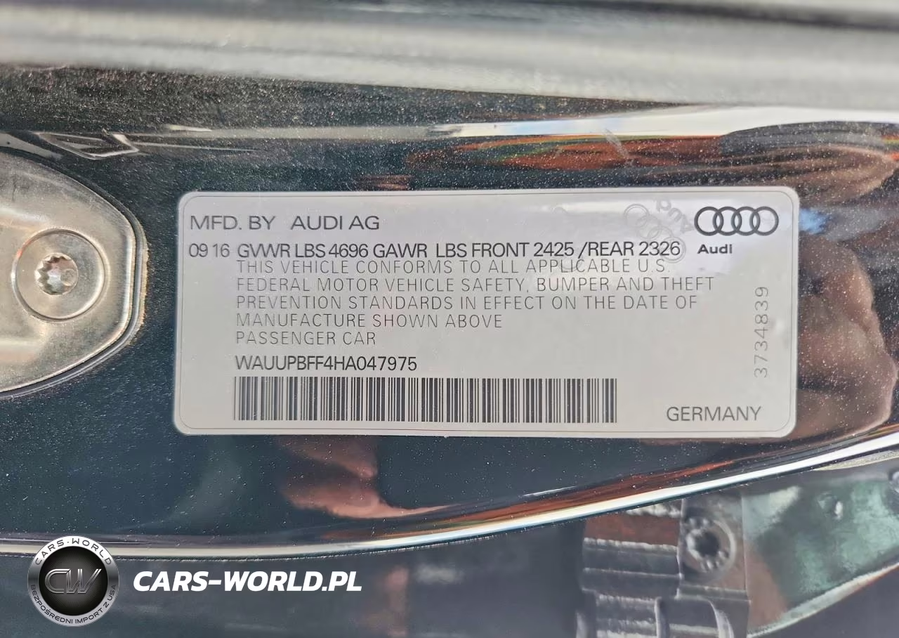 2017 Audi A3 E-Tron Premium VIN:WAUUPBFF4HA047975 - 12