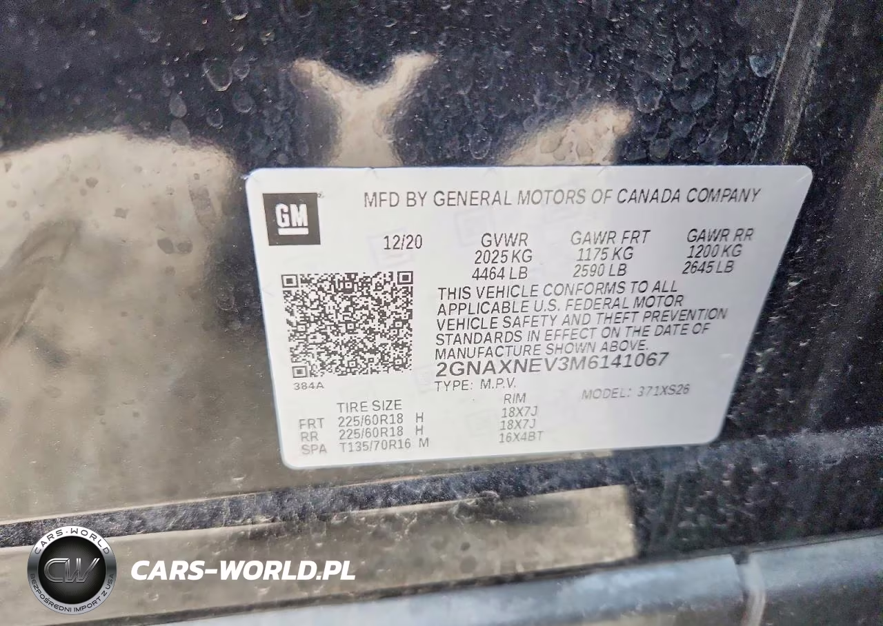 2021 Chevrolet Equinox Premier VIN:2GNAXNEV3M6141067 - 13