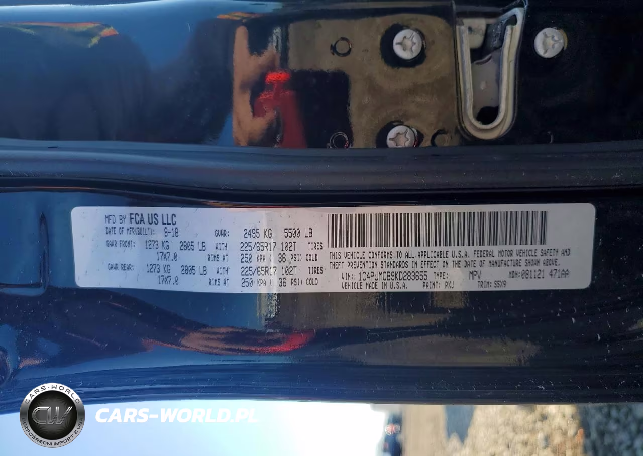 2019 Jeep Cherokee Latitude VIN:1C4PJMCB9KD283655 - 13