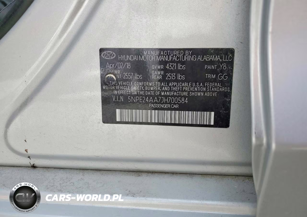 2018 Hyundai Sonata Eco VIN:5NPE24AA7JH700584 - 13