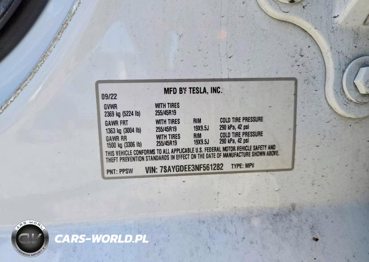 2022 Tesla Model Y VIN:7SAYGDEE3NF561282 - 13
