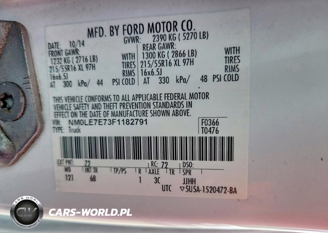 2015 Ford Transit Connect Xl VIN:NM0LE7E73F1182791 - 13