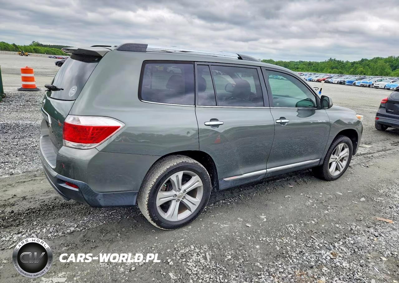 2013 Toyota Highlander Limited VIN:5TDYK3EH1DS115559 - 3