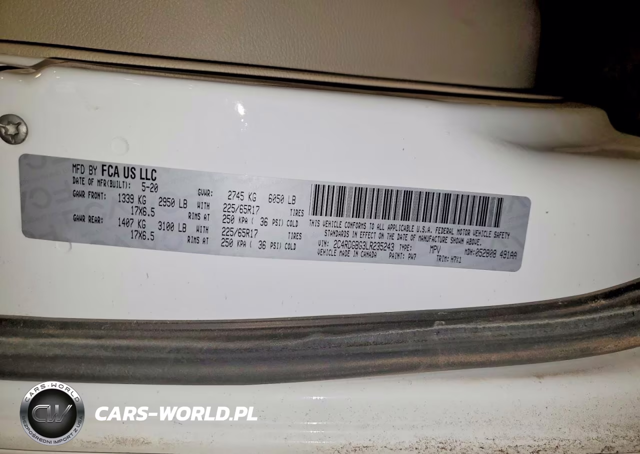 2020 Dodge Grand Caravan Se VIN:2C4RDGBG3LR235243 - 14