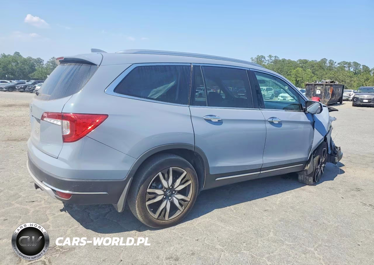 2022 Honda Pilot Touring VIN:5FNYF5H60NB030504 - 3