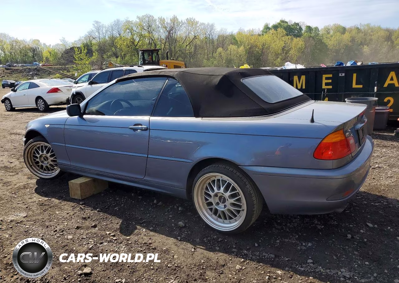 2004 BMW 325 Ci VIN:WBABW33454PL25843 - 2