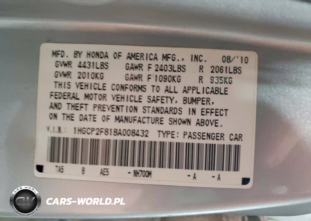 2011 Honda Accord Exl VIN:1HGCP2F81BA008432 - 13