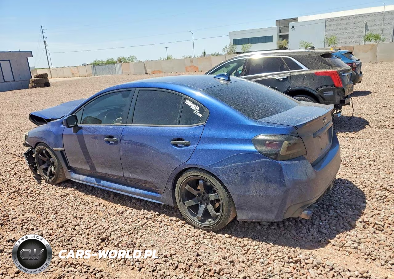 2015 Subaru Wrx VIN:JF1VA1A66F9835624 - 2