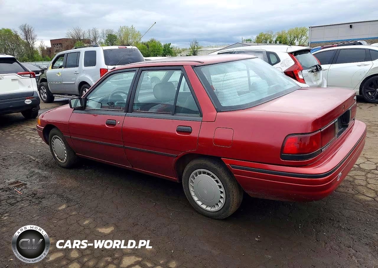 1993 Ford Escort Lx VIN:3FAPP13J0PR158410 - 2