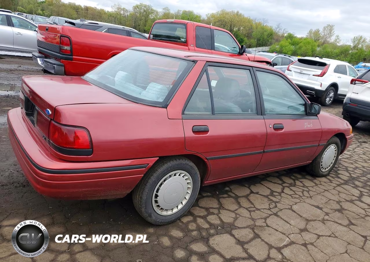 1993 Ford Escort Lx VIN:3FAPP13J0PR158410 - 3
