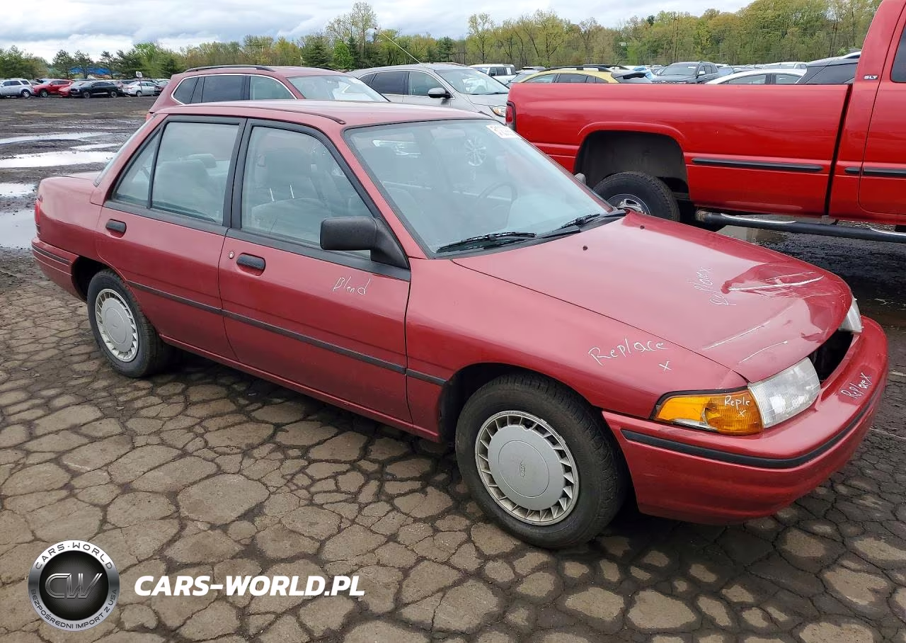 1993 Ford Escort Lx VIN:3FAPP13J0PR158410 - 4
