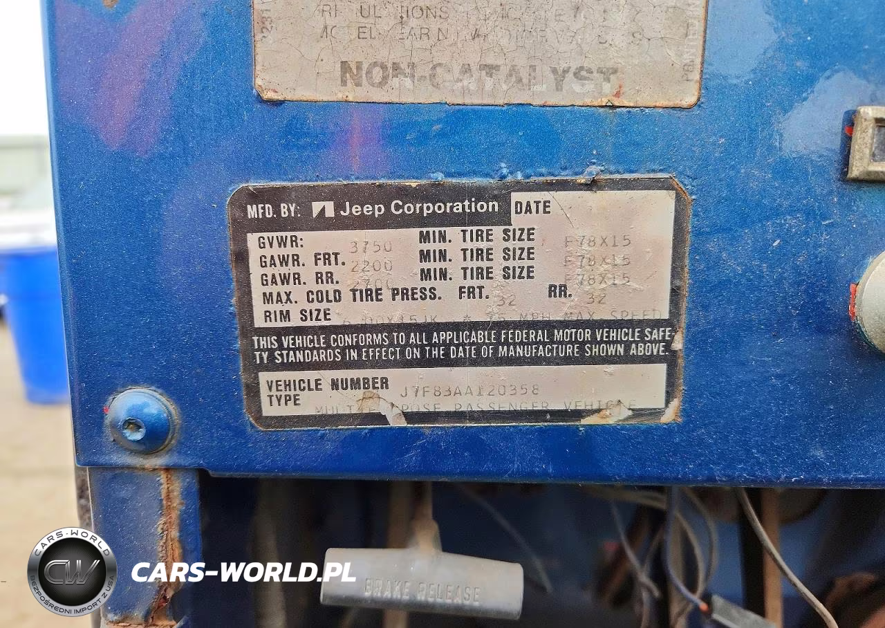 1977 Jep Wrangler VIN:J7F83AA120358 - 13