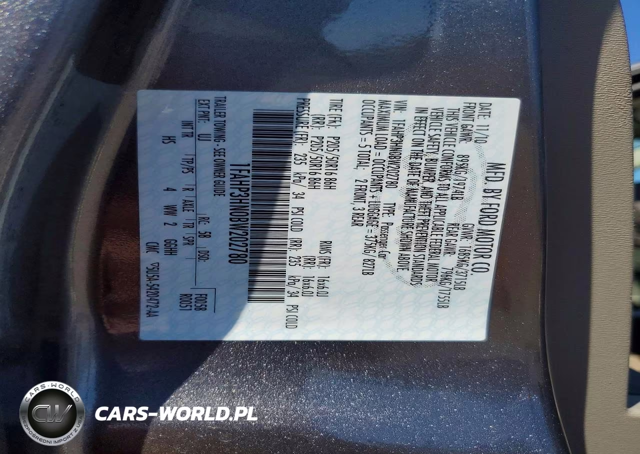 2011 Ford Focus Sel VIN:1FAHP3HN0BW202780 - 12