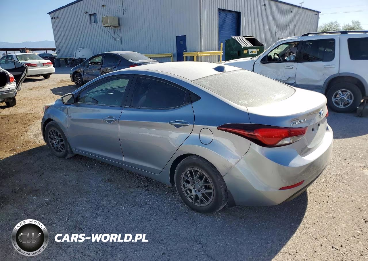 2016 Hyundai Elantra Se VIN:5NPDH4AE6GH727409 - 2